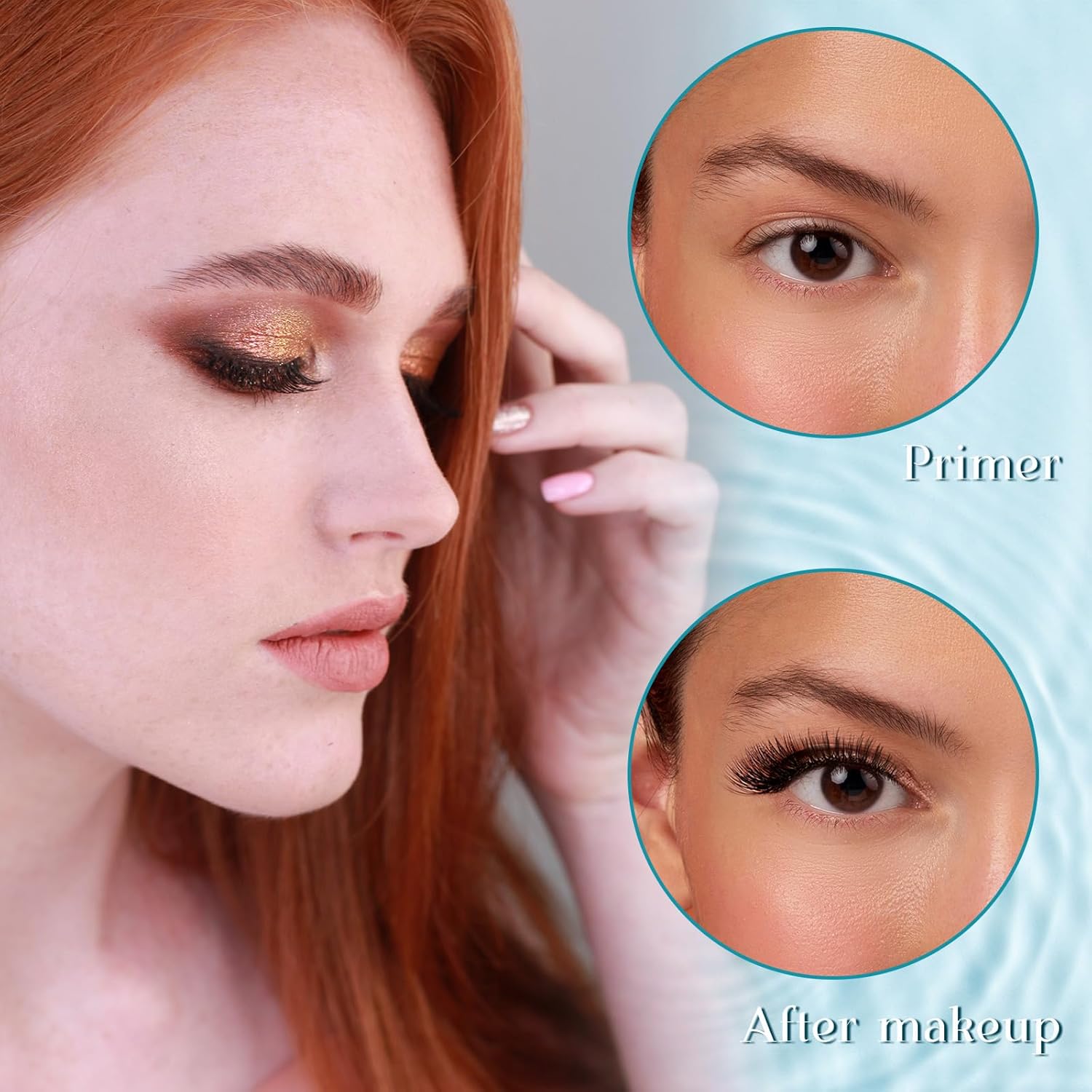 6 Piece Flat Eye Shadow Primer Applicator Brush Set for Flawless Blending - Image 6