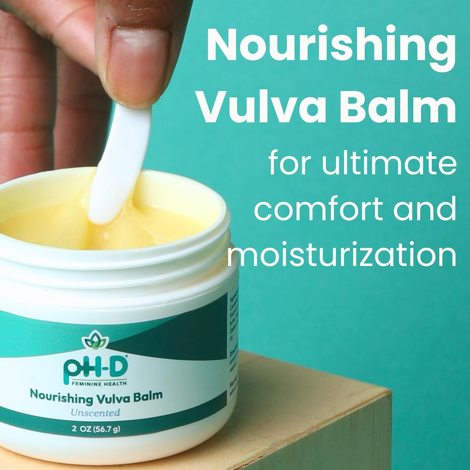 pH-D Feminine Health Support Nourishing Vulva Balm - Vulva Moisturizer for Dryness, Menopause Support, Intimate Care - Reduces Vulvar Dryness - 2 oz - Image 2
