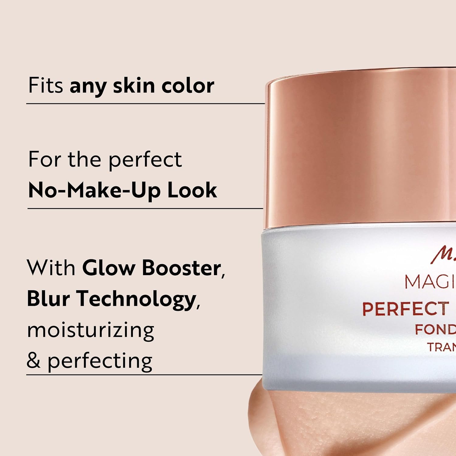 M. Asam Magic Finish Perfect Me Primer (1.01 Fl Oz) - Make-Up Hydrating Face Foundation Primer For A Flawless Skin, Ideal For Touch Ups, With Blurring Effect, Matches Various Skin Tones - Image 2