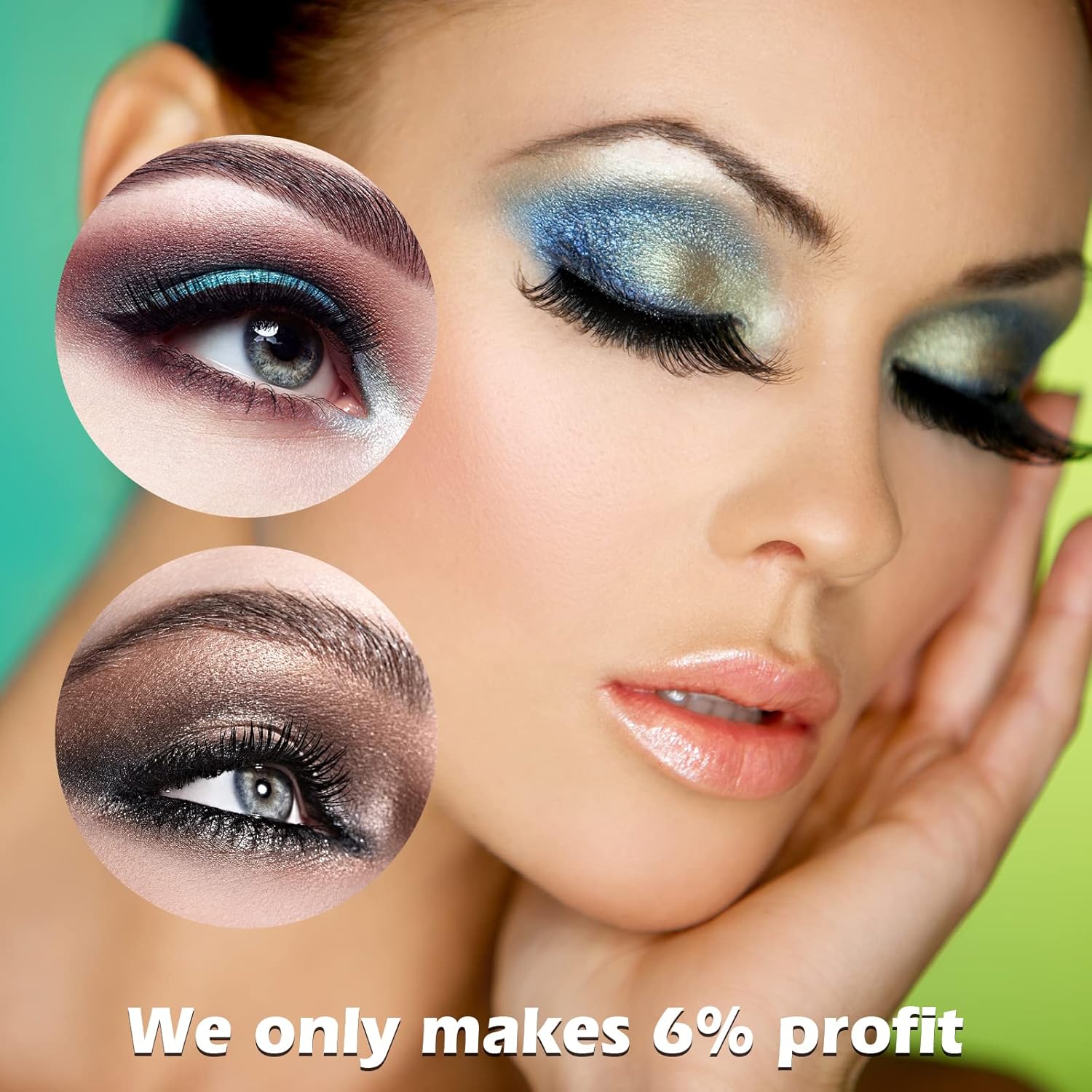 Eye Makeup Brushes Set, Premium 7Pcs Eyeshadow Brush, Professional Eye Brush for shadow lip Angled Eyeliner Eyebrows, Soft Hairs and Wood Handle. - Image 7