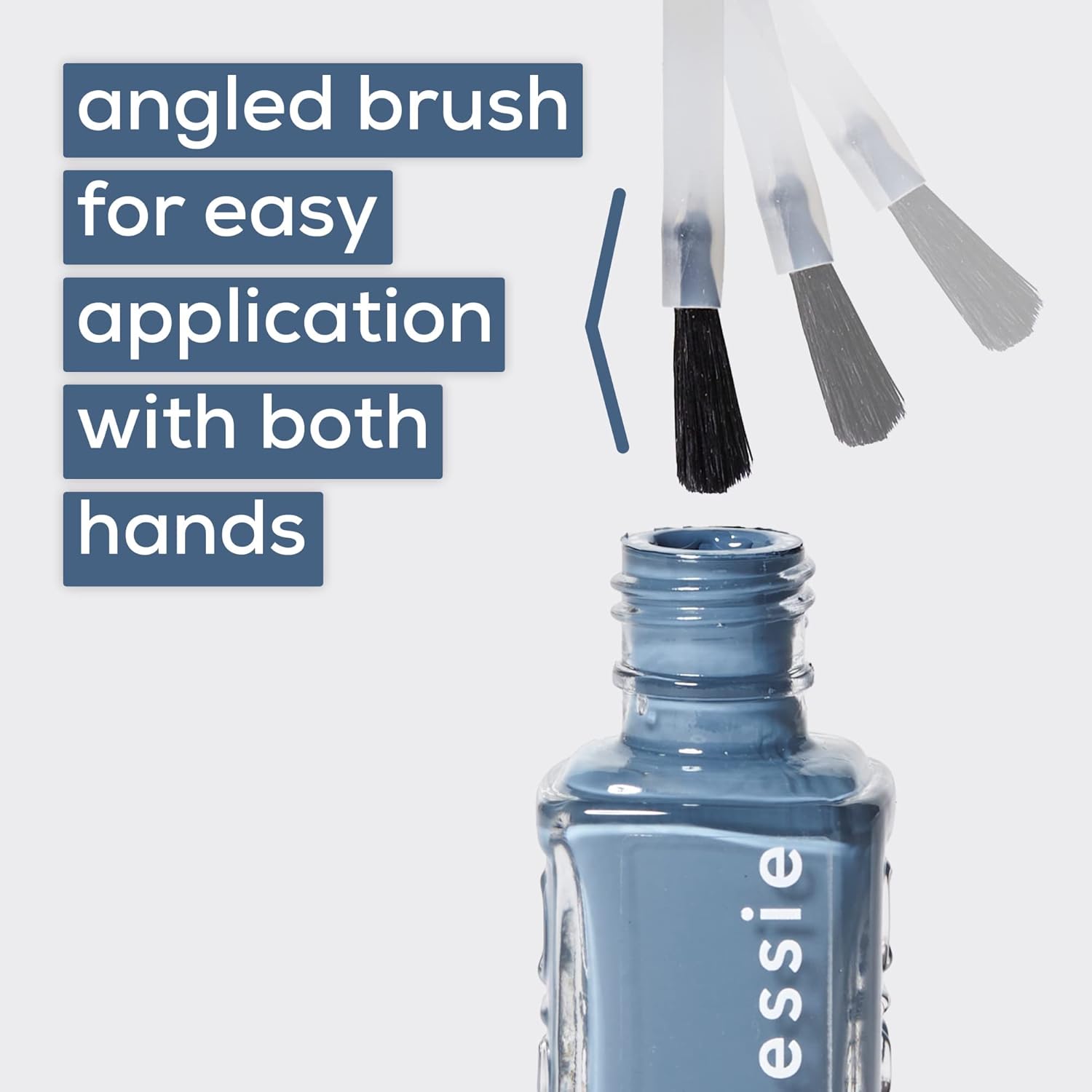 essie Nail Polish, Expressie Quick-Dry Nail Color, Vegan, Word On The Street, Blue, Word On The Street, 0.33 fl oz - Image 5