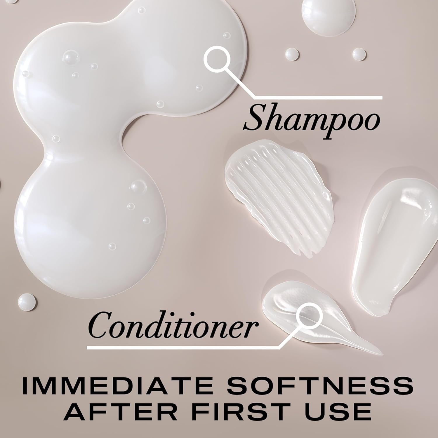 OGX Shampoo and Conditioner Set, Nourishing + Coconut Milk, Sulfate Free Shampoo and Conditioner for Moisturizing & Strengthening Hair Care, 25.4 FL OZ, 2 Pack - Image 3