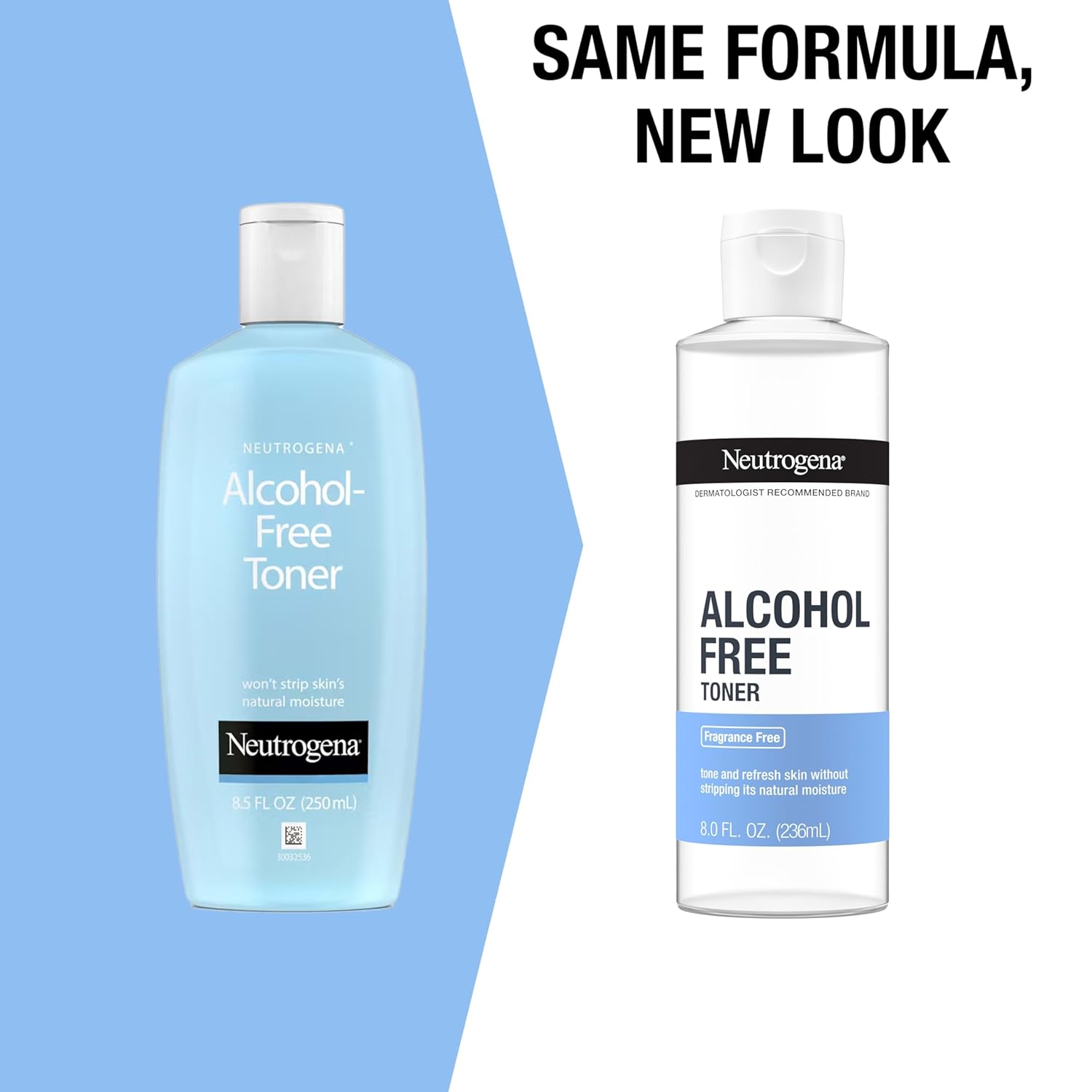 Neutrogena Alcohol-Free Gentle Daily Facial Toner, Fragrance-Free to Tone & Refresh Skin, Gently Removes Impurities & Reconditions Skin, Hypoallergenic, 8 fl. oz - Image 2
