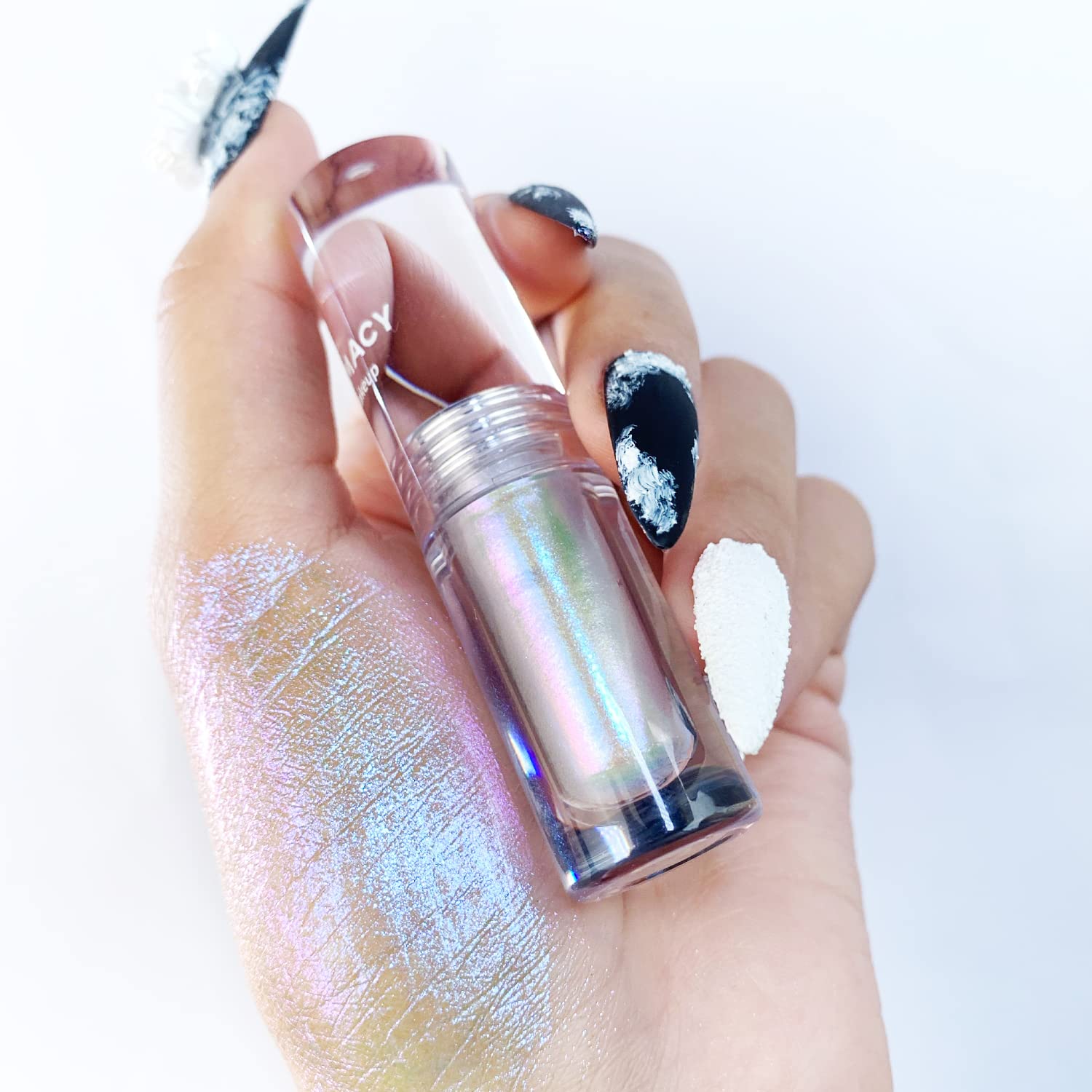 CHARMACY Liquid Duochrome Eyeshadow, Multi-Dimensional Eye Looks, Long Lasting Glitter Eye Shadow Sets Metallic Pigments, Quick Drying, Sparkling Shiny Eye Makeup for Beginners, 1.6g (#13) - Image 3