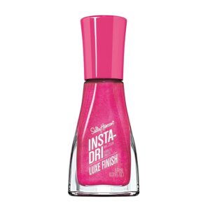 Sally Hansen Insta-Dri, Sleek-a-boo, Quick Dry, Long Lasting, Opaque, Shimmery Pink Nail Polish