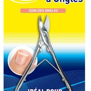 Scholl Nail Care - Nail Clippers for Fingernail and Toenail, Heavy Duty Stainless Steel Toenail Scissors for Cutting Thick Toe Nails