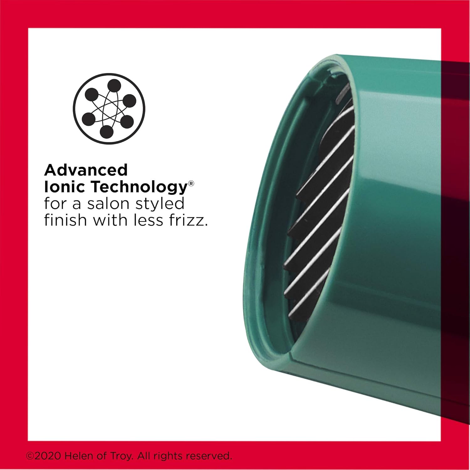 Revlon Volume Booster Hair Dryer | 1875W for Voluminous Lift and Body, (Green) - Image 2