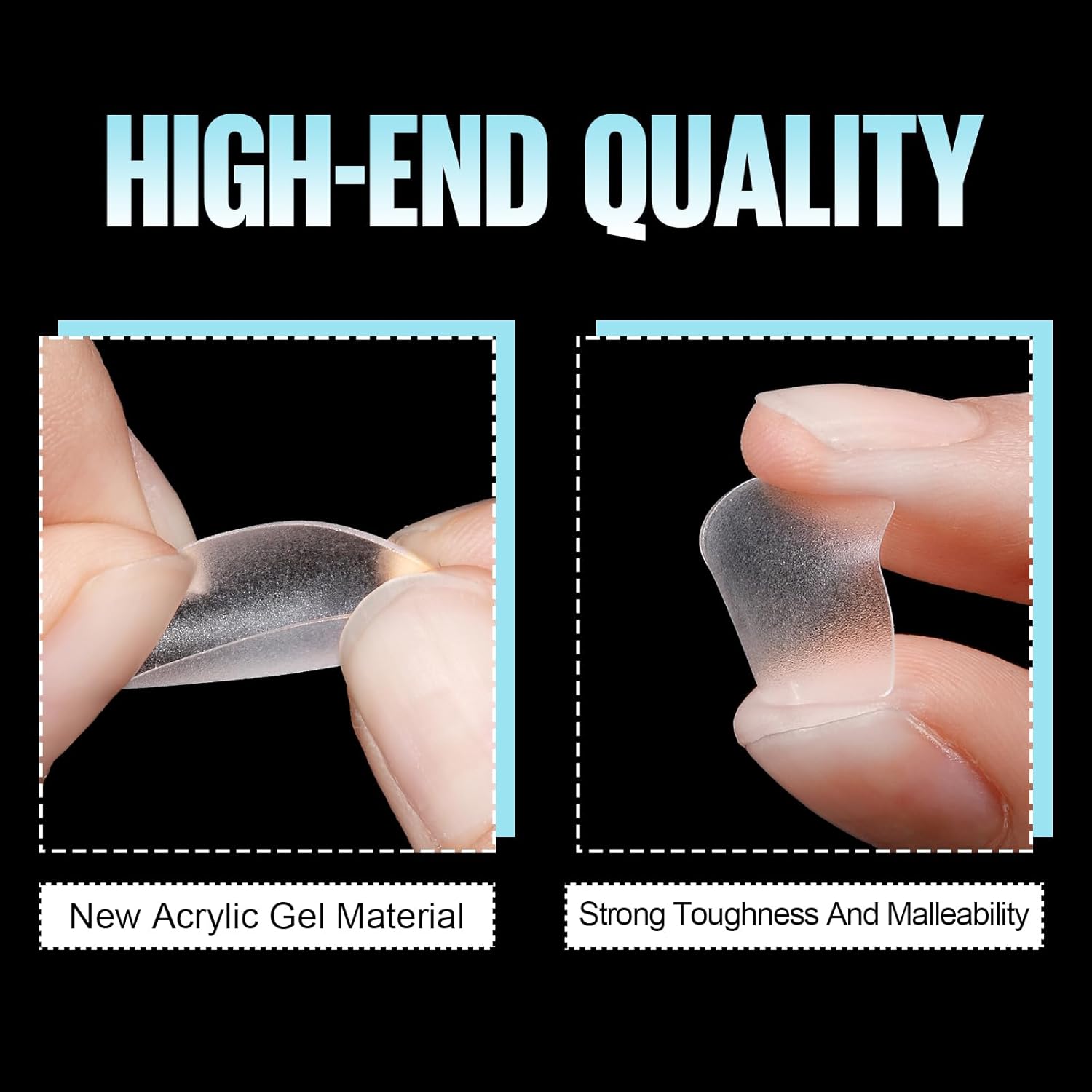 TOMICCA Extra Short Coffin Nail Tips, 360Pcs Extra Short Gel Tips Full Matte Soft Nails Tips, Fake Acrylic Coffin Nail Tips for Dip Powder Gel Polish 15 Sizes - Image 4