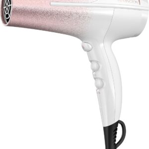 Remington D5952 Titanium Fast Dry Hair Dryer, 1875 Watts, 3 Heat + 2 Speed Settings, Cool Shot, Concentrator Included