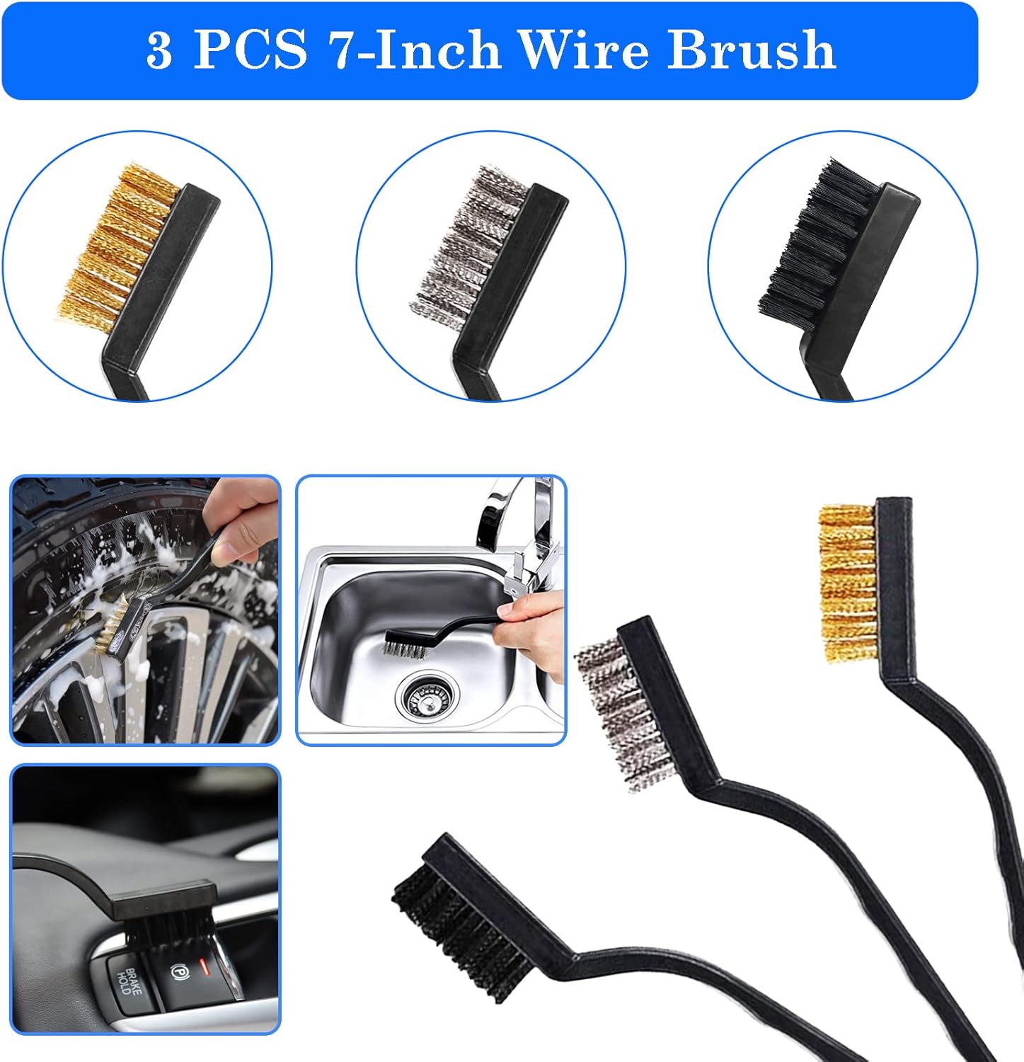 26Pcs Car Detailing Brush Set, Car Detailing Kit, Auto Detailing Drill Brush Set, Car Detailing Brushes, Car Buffing Sponge Pads Kit,Car Accessories,Car Cleaning Tools Kit for Interior,Exterior,Wheels - Image 5