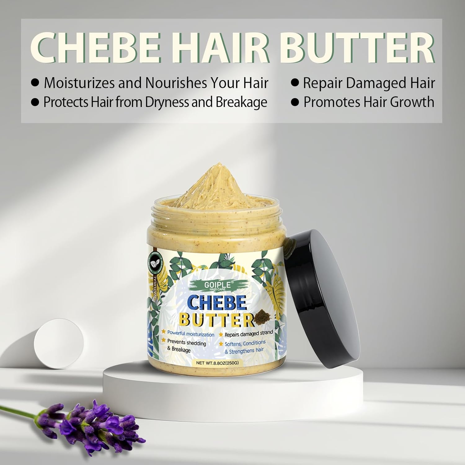 8.8 oz Chebe Butter for Hair Growth, Thickening and Moisturization - Deep Conditioning Hair Butter Grease for Men and Women - Image 8