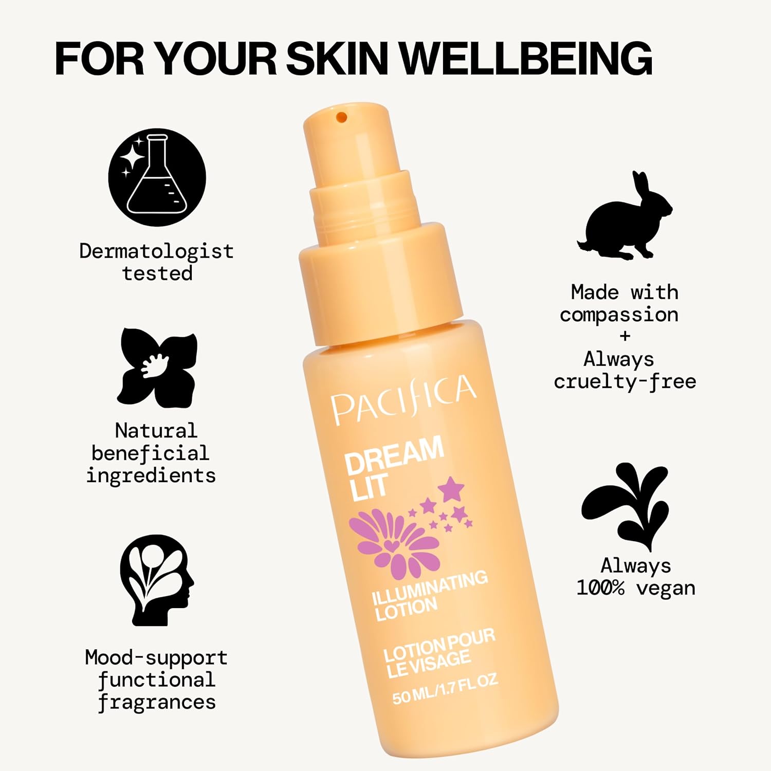 Pacifica Dreamlit Illuminating Facial Lotion 4 oz - Vitamin C Niacinamide Moisturizer for Radiant Glow - Image 6