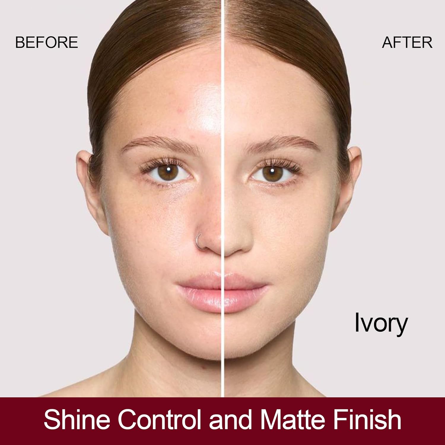 FV Waterproof Foundation, Medium Coverage, Oil-free & Long Lasting, Lightweight, Matte Foundation for Oily/Normal Skin, Transfer Proof Liquid Foundation Makeup, 30g, Ivory - Image 2