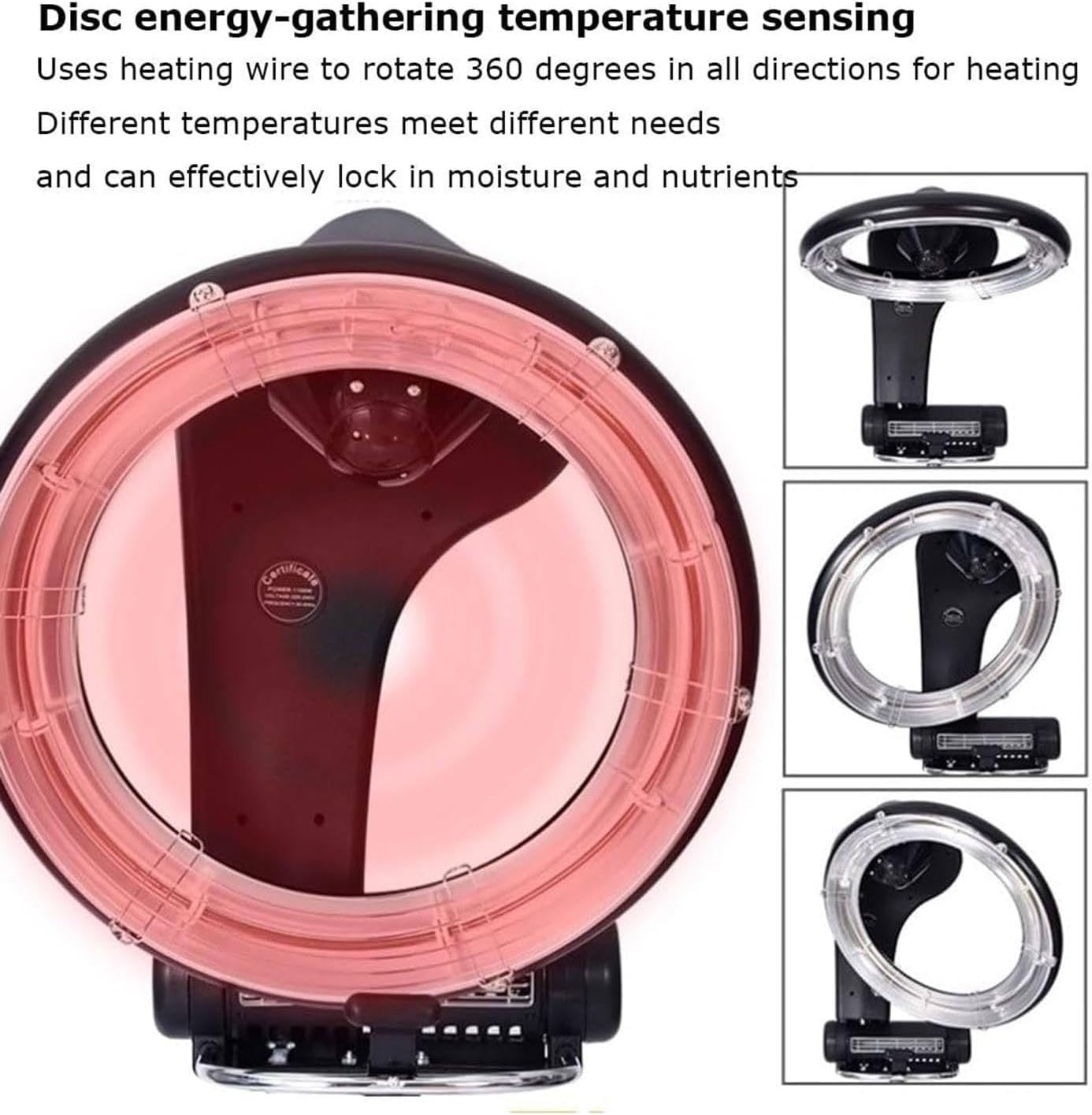 Professional Hair Dryer, Wall-Mount Infrared Hair Steamer, Hair Salon Colour Processor Plate Heater Salon Barber System Hood For Hair Salon Or At Home Hair Care,Hanging - Image 4