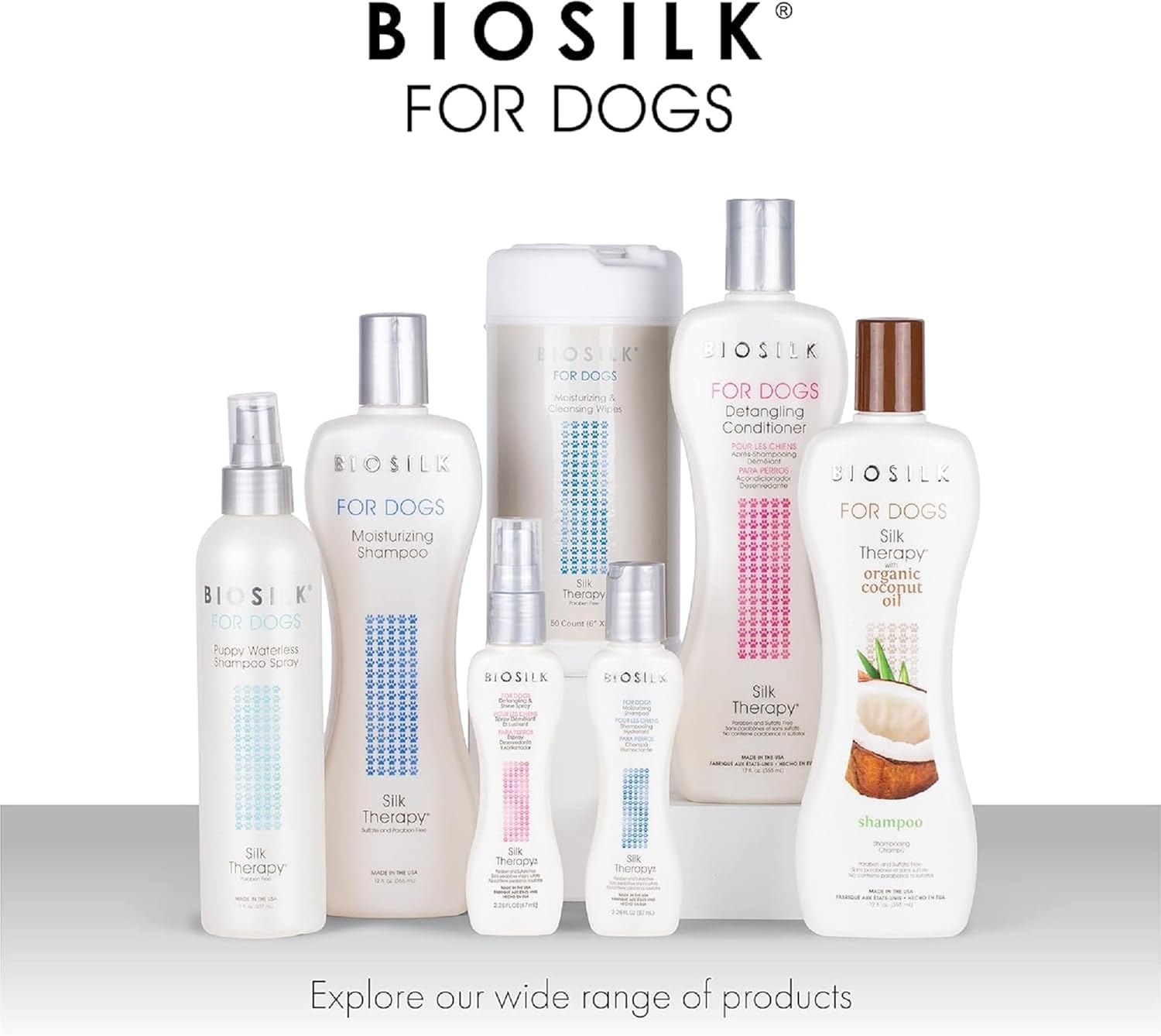 BioSilk for Dogs Silk Therapy Moisturizing Dog Detangling Shampoo - Dog Matted Hair Detangler Cleans, Moisturizes, and Detangles - Dematting Shampoo for Dogs, Grooming Supplies, 12 Fl Oz - Image 6