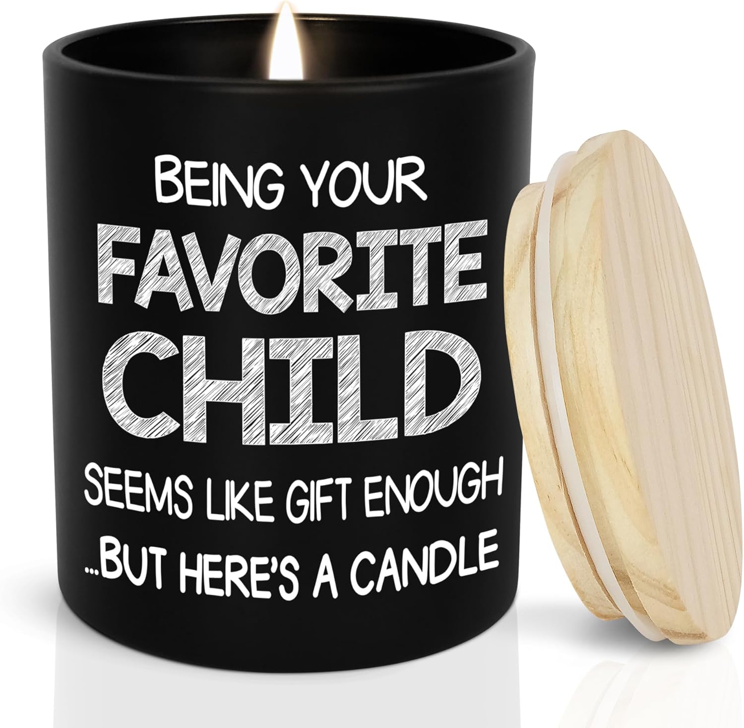 TEEZWONDER Father's Day Gifts for Dad from Daughter Son - Scented Candle Vanilla Lavender 10 oz - Fathers Day Birthday Gifts for Dad Mom, Funny Grandma Grandpa Gift Ideas