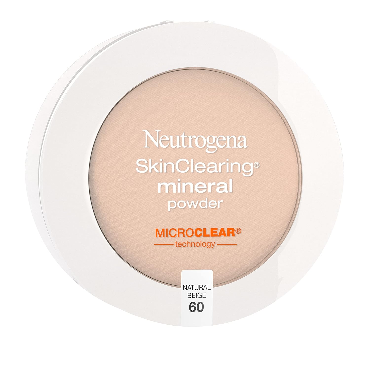 Neutrogena SkinClearing Mineral Acne-Concealing Pressed Powder Compact, Shine-Free & Oil-Absorbing Makeup with Salicylic Acid to Cover, Treat & Prevent Breakouts, Natural Beige 60,.38 oz (Pack of 2) - Image 14