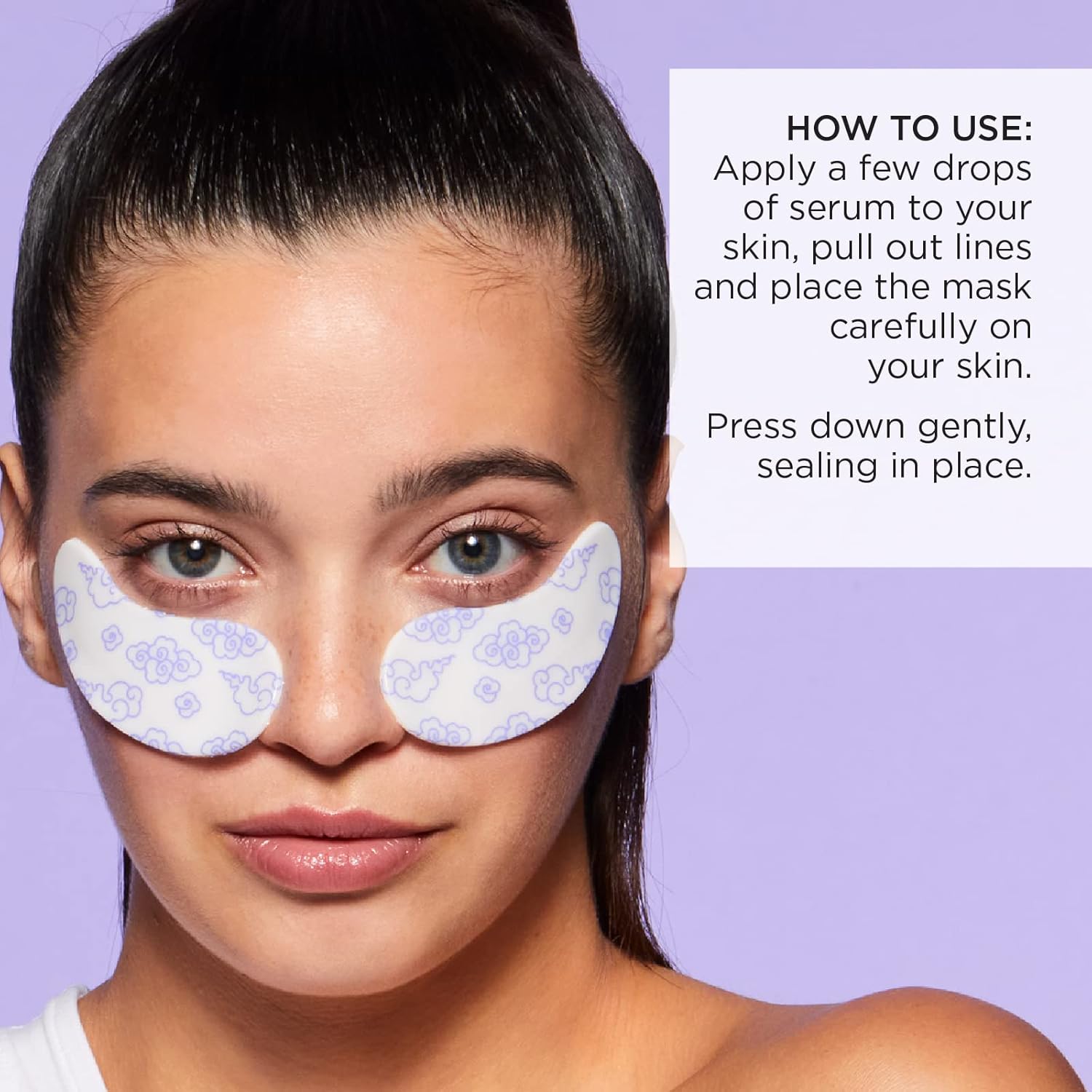 Pacifica Reusable Silicone Under Eye Mask Set for Fine Lines and Dark Circles, 2 Pieces, with Storage Tin - Image 4