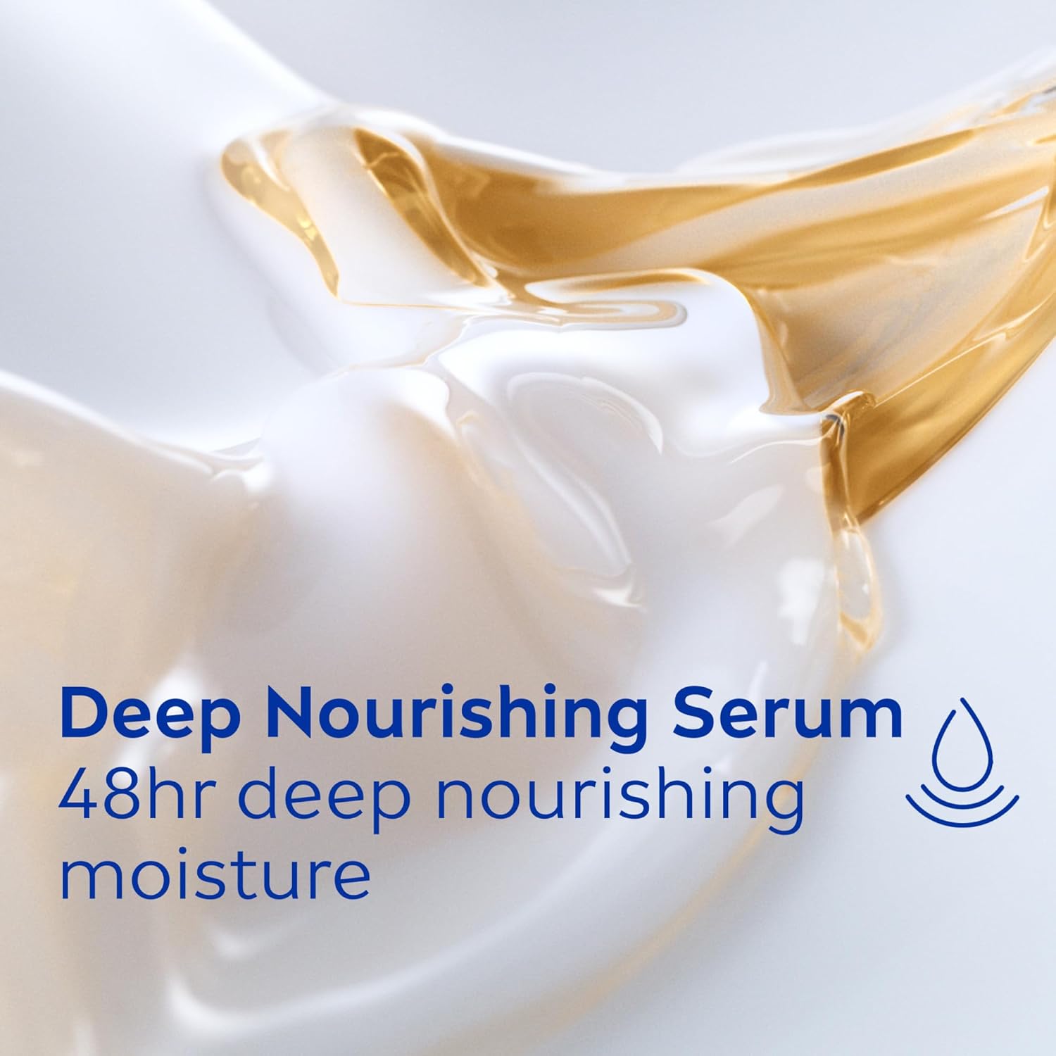 NIVEA Essentially Enriched Body Lotion for Very Dry Skin with Hyaluronic Acid, Almond Oil and Deep Nourishing Serum, 72-Hour Body Moisturizer, 16.9 Fl Oz Pump Bottle, Pack of 2 - Image 3