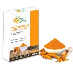 Wild Turmeric Powder 100% Pure & Natural Kasturi Haldi for Face, Skin Care & DIY Beauty Natural Face Mask Powder 2 oz