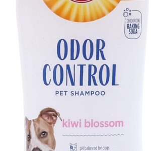 Arm & Hammer Deodorizing Dog Shampoo for Smelly Dogs & Puppies with Baking Soda, Moisturizing Dog Shampoo for Sensitive Skin - Dog Odor Shampoo - Kiwi Blossom Scent, 20 Fl Oz