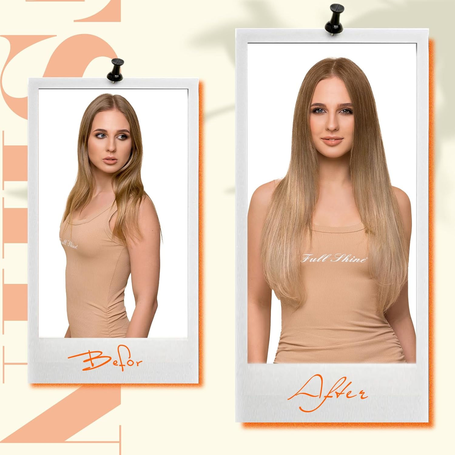 Fshine Balayage Dark Brown to Ash Brown Blonde Wire Hair Extensions 12 Inch 70 Gram Real Human Hair One Piece Clip In - Image 8