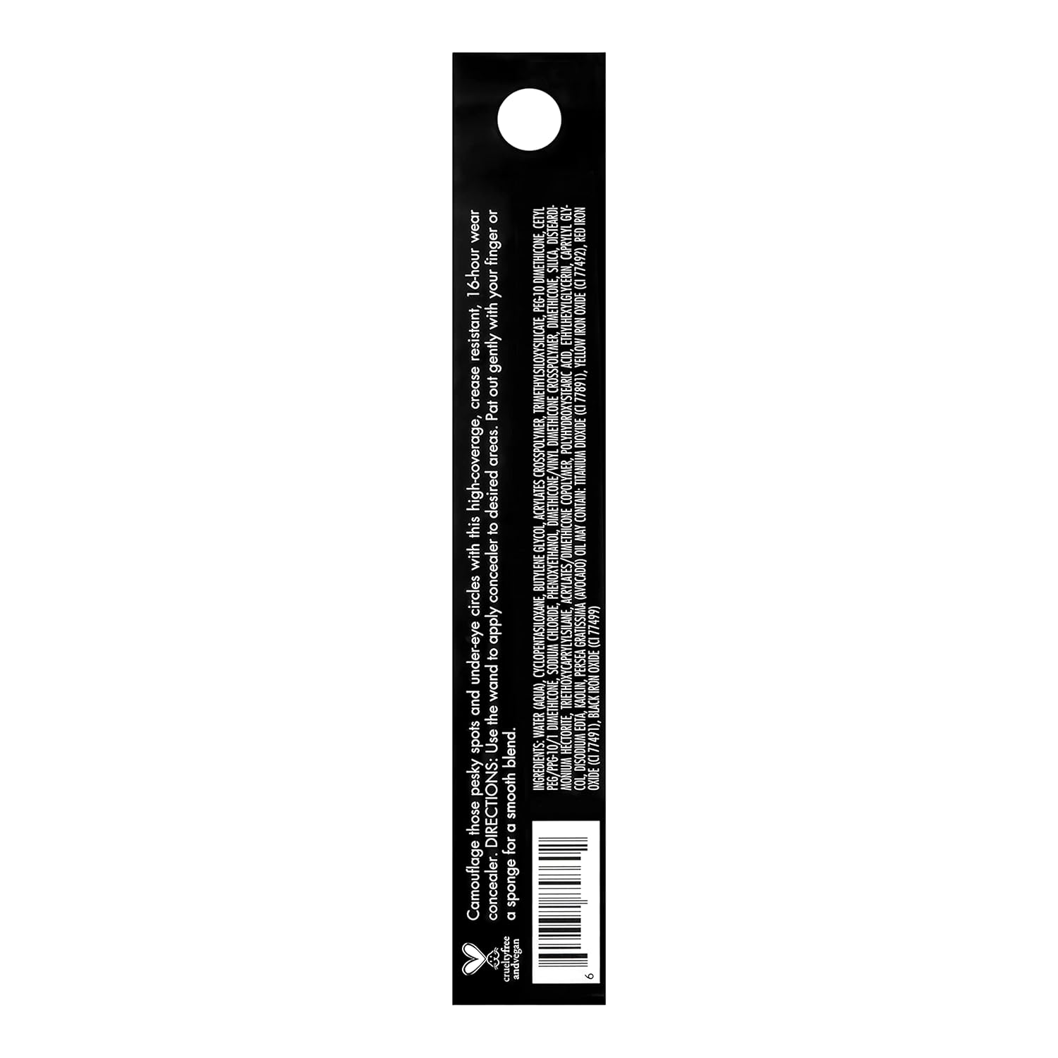 e.l.f. 16HR Camo Concealer, Full Coverage, Highly Pigmented Concealer With Matte Finish, Crease-proof, Vegan & Cruelty-Free, Fair Warm, 0.203 Fl Oz - Image 5