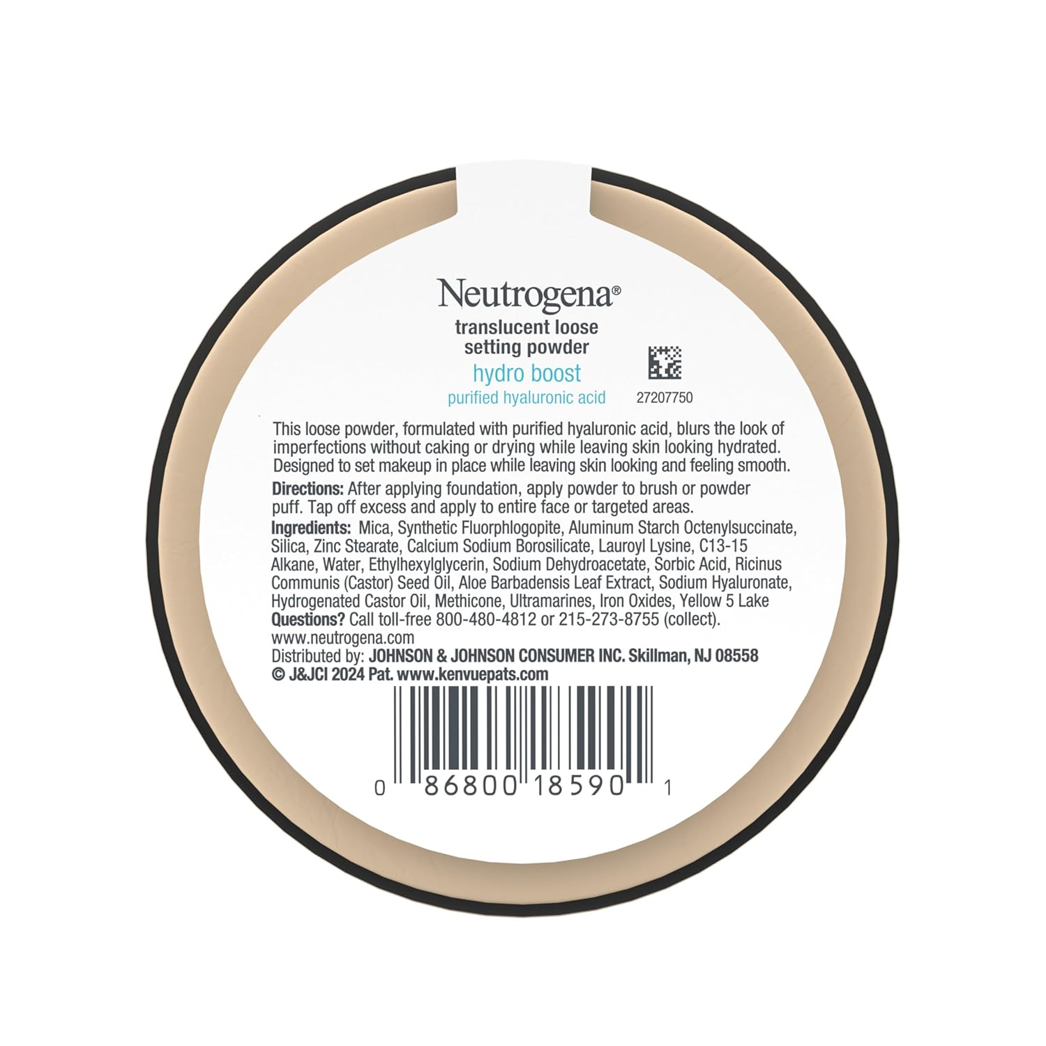 Neutrogena Hydro Boost Translucent Loose Setting Powder with Purified Hyaluronic Acid, .44 oz - Image 6