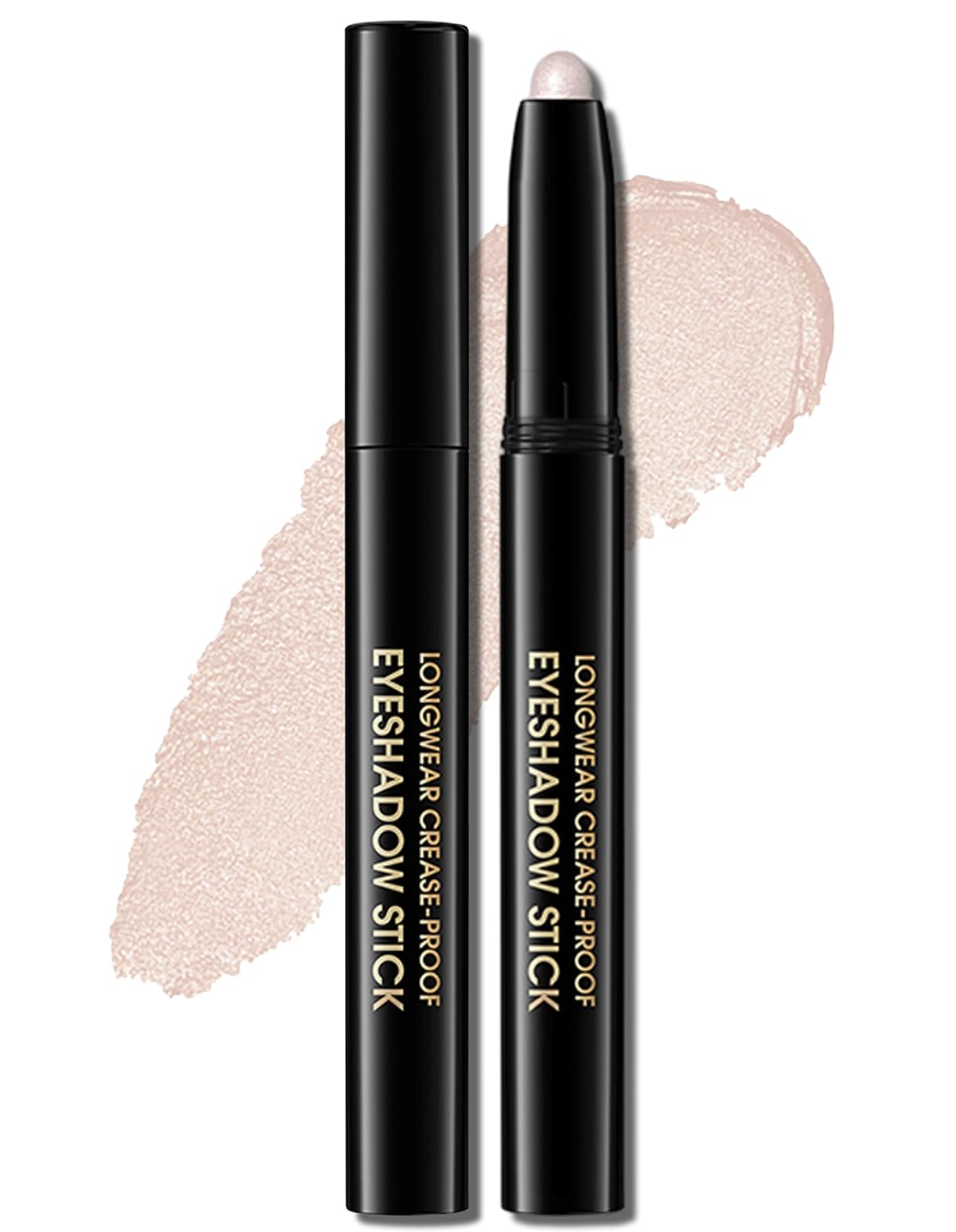 Erinde Waterproof Eyeshadow Stick, Cream Eye Shadow Stick, Long-Lasting, Crease-Proof, Cream to Powder Buildable & Blendable Eye Shadow Pencils Crayon, Vegan & Cruelty-Free, 06#
