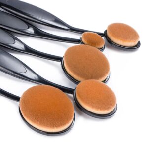 UNIMEIX 5 Pack Blending Brush for Card Making Crafting Ink Blender Brushes Set Tool Paper Background Brush Drawing Scrapbooking & Stamping Supplies