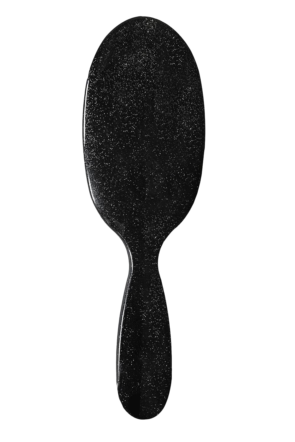 Rock & Ruddle Natural Pure Boar Bristle Hair Brush for Women & Kids (Small/Travel Size, 17.5cm) - For Wet & Dry Hair, Detangling Smoothing Blowdrying - Designed & Made in UK - Stardust Black Shimmer