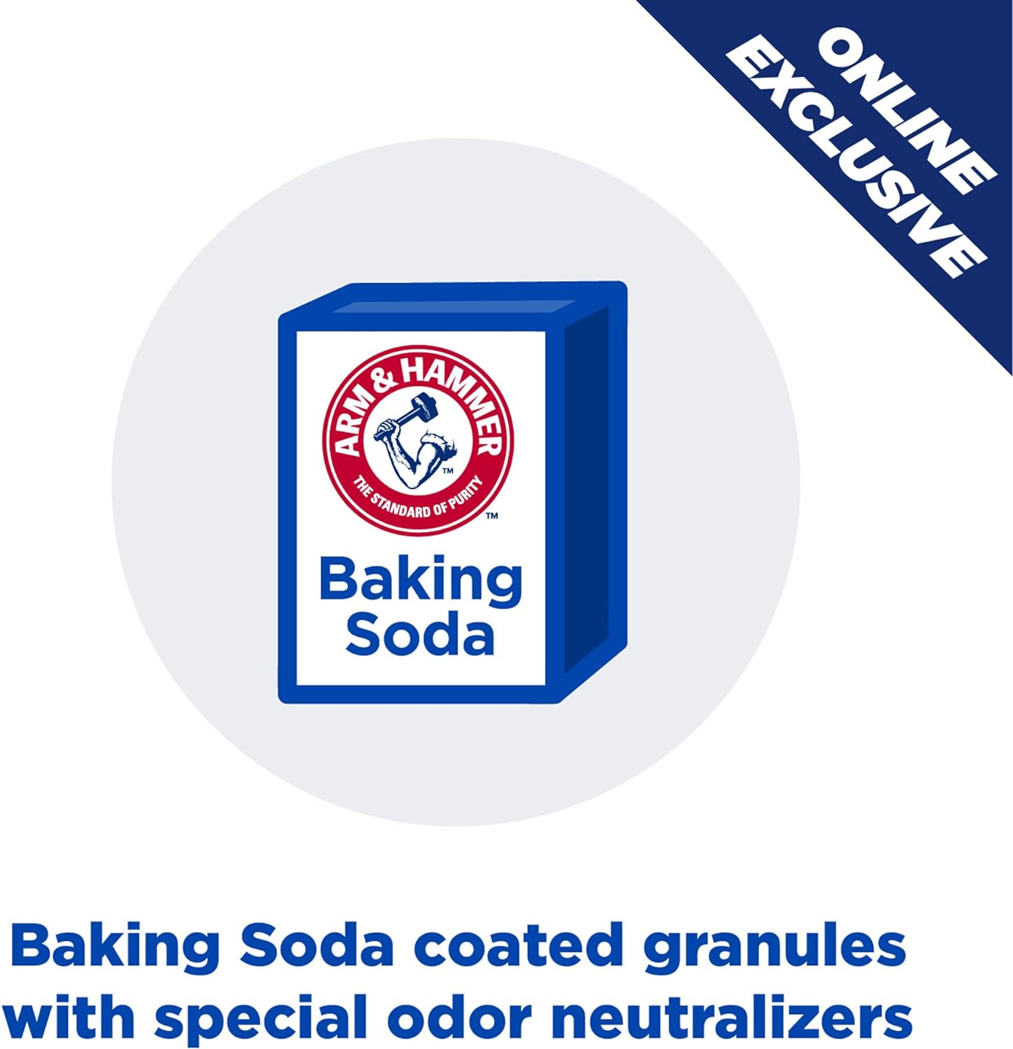 Arm & Hammer Arm Hammer Ultra Last Unscented Clumping Cat Litter, MultiCat 18lb, Pet Friendly with Baking Soda - Image 2