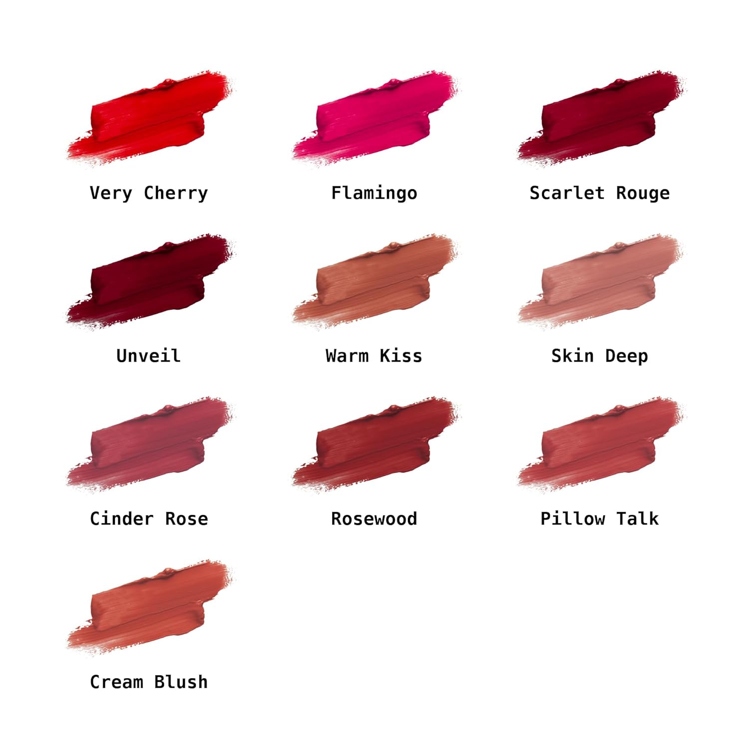 Ruby Kisses Velvet Lip Cream, Matte Finish Lipstick, Rich Color, Long Lasting Lip Stain, Lightweight, Nourishing, Hydration, High Pigment Lip Tint (CREAM BLUSH) - Image 5