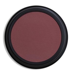 Single Eggplant Purple Eyeshadow, Pressed Powder Matte Eye-Shadow Palette Make-up, Blendable Long Lasting High Pigment Purple Eye Makeup Halloween Eye Paint & Face Body Paint