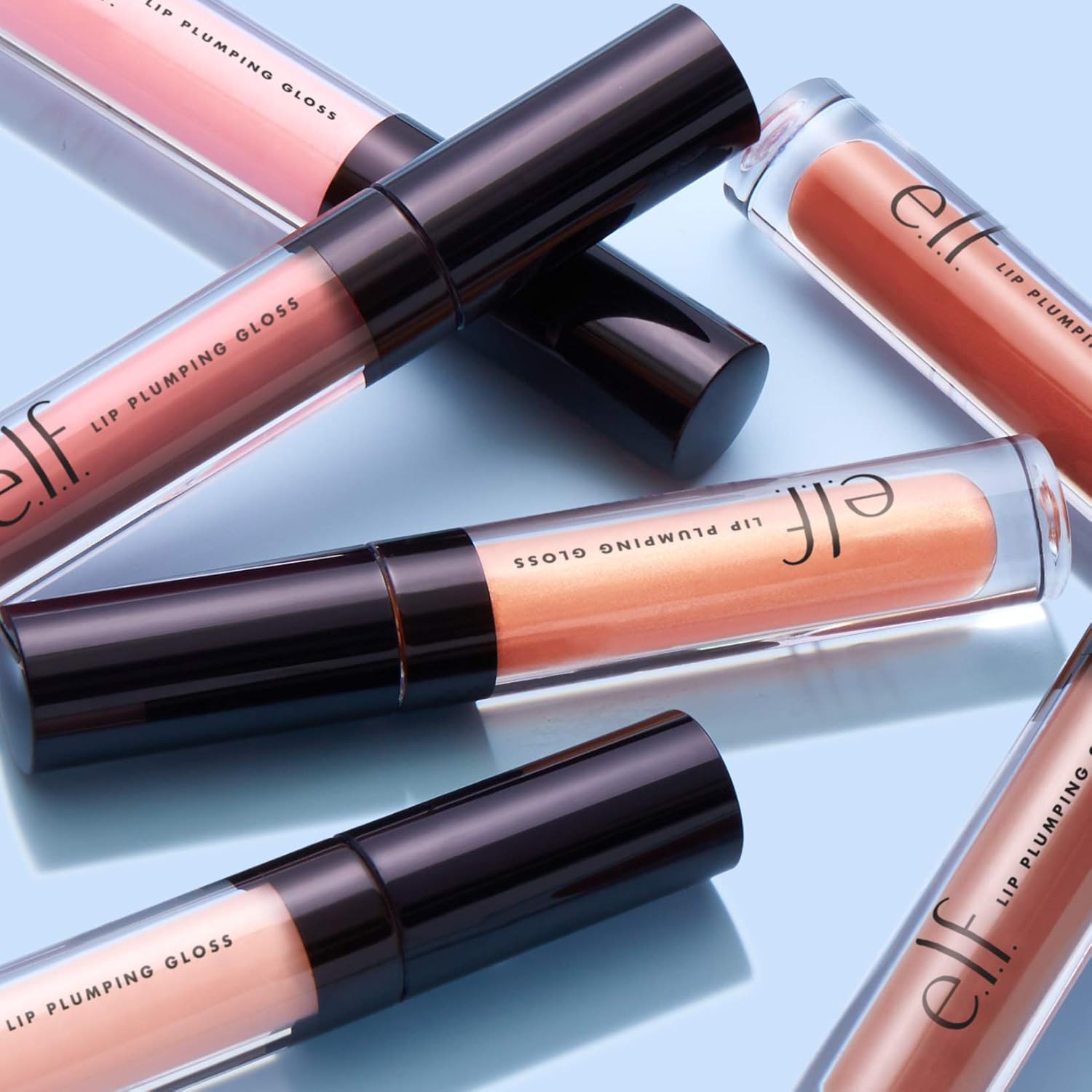 e.l.f. Lip Plumping Gloss, High-Shine Sheer Color, Hydrates & Creates Fuller Lips With Vitamin E, Vegan & Cruelty-Free, Pink Cosmo - Image 7