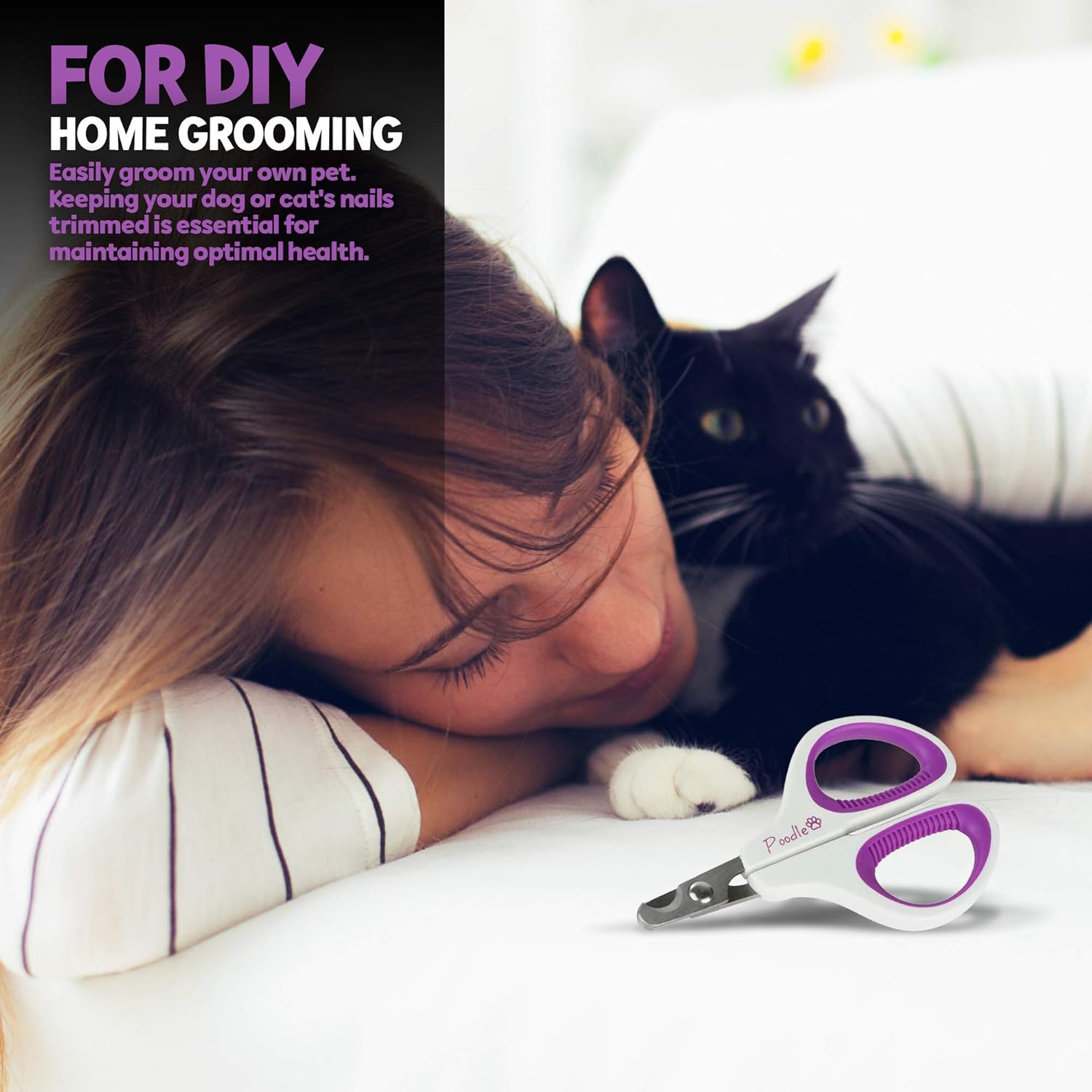 Cat Nail Clipper, Dog Nail Trimmers – Pet Claw Scissors for Cats, Dogs, Rabbits & Small Animals – Sharp Stainless Steel Professional Grooming Tool - Gentle Yet Effective - Image 7