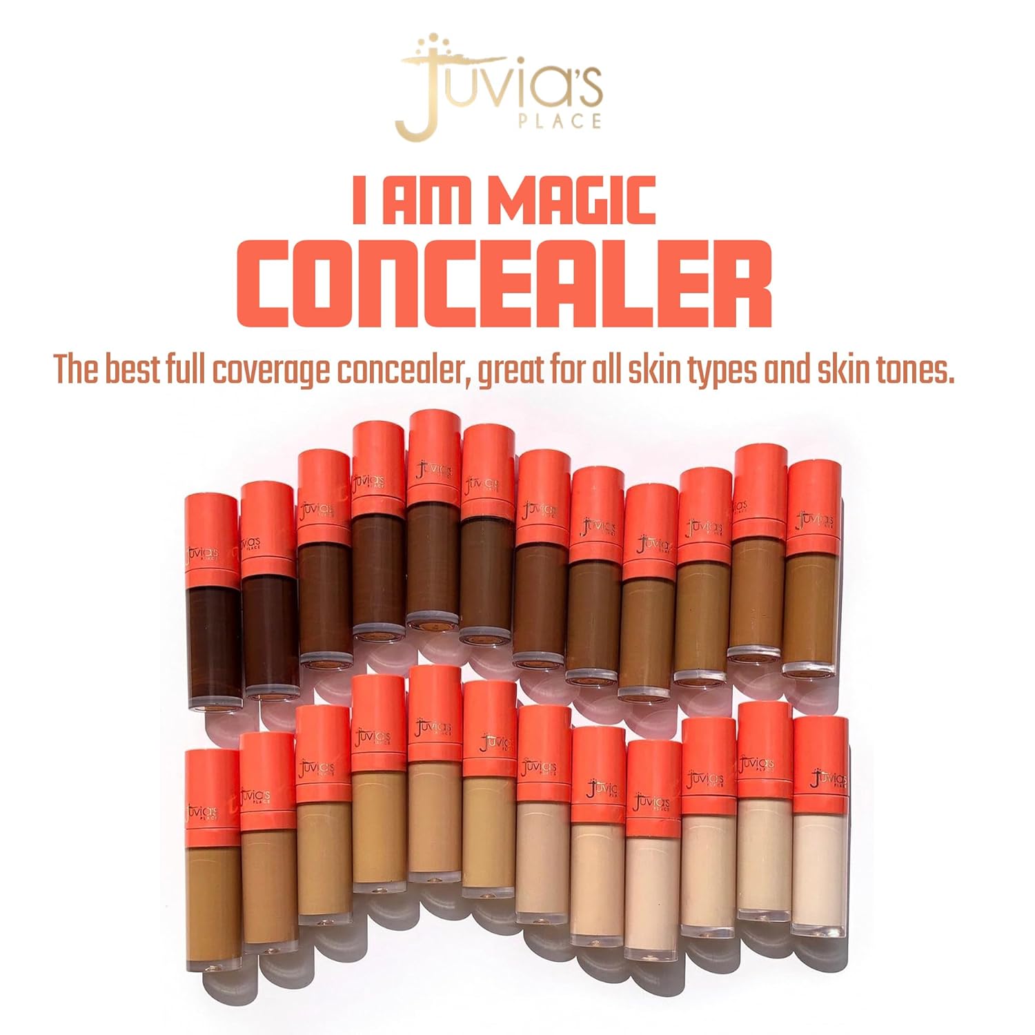 Juvia's Place I Am Magic Liquid Concealer - J22 Light w/Warm Golden Undertone/0.34 fl oz, Full Coverage, Hydrating, Waterproof, Long Wear - Image 2