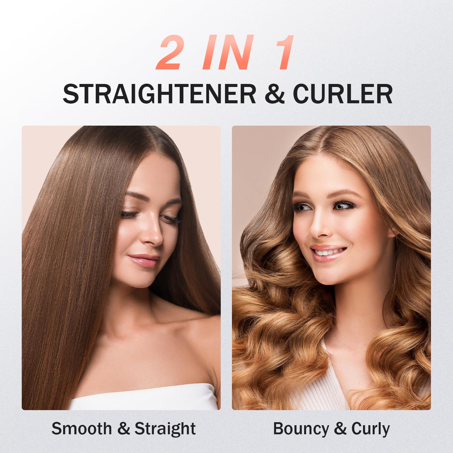 MiroPure Flat Iron Hair Straightener, 1 Inch Titanium Plates Hair Straightener with 15S Heat-up, Professional MCH Ceramic Negative Ion Hair Iron Dual Voltage for Women Hair with Auto Shut-Off - Image 5