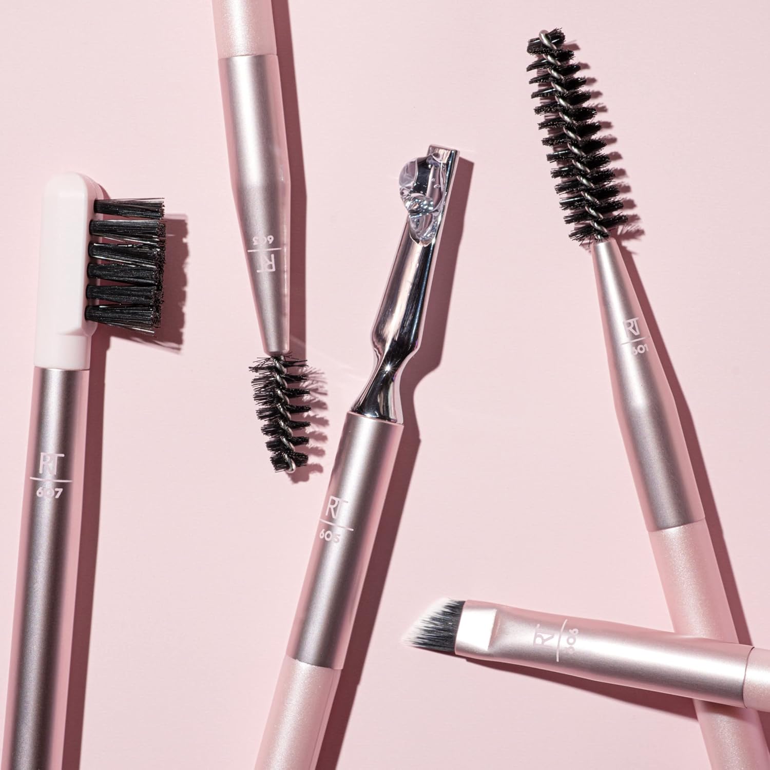 Real Techniques Brow Styling Set, For Lifting Brows, Fill & Style, Dual-ended Makeup Brushes, Full Kit for Eyebrows, Get Full, Laminated, or Natural Brows, Multiuse Tools, 3 Piece Set - Image 9