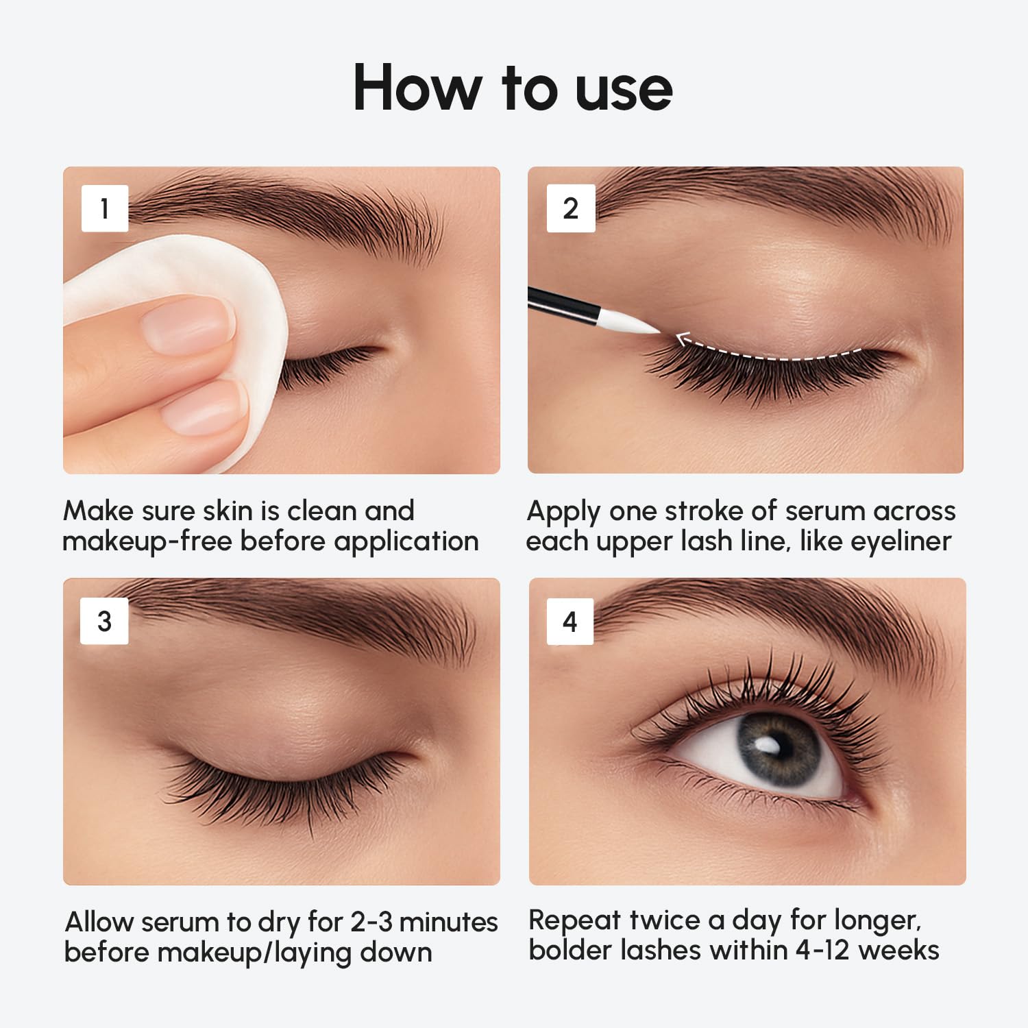 MAREE Eyelash Serum To Grow Lashes & Brows - Eye Lash Serum for Eyelash Growth Without Prostaglandin - Rapid Enhancing Lash Growth Eyebrow Boost Oil - Sérum De Pestañas Suero Para Pestañas Crecimiento - Image 8