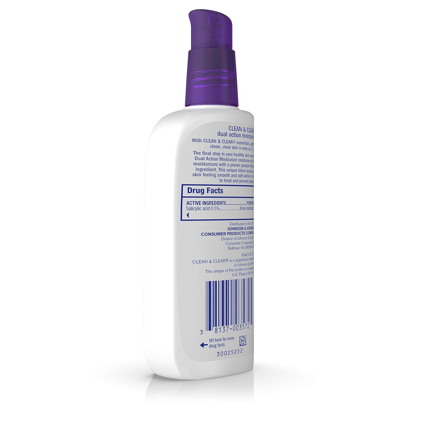 Clean & Clear Essentials Dual Action Facial Moisturizer with Salicylic Acid Acne Medication to Treat Acne and Prevent Pimples, Oil Free Face Moisturizer Cream for Acne-Prone Skin, 4 oz - Image 8