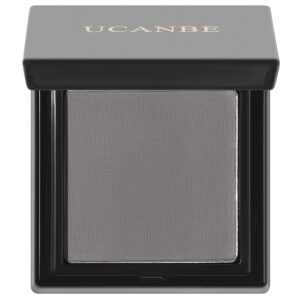 UCANBE Gray Single Eyeshadow Palette, Highly Pigmented Matte Eye Shadow Powder, Professional Long-Lasting Waterproof Makeup Palette