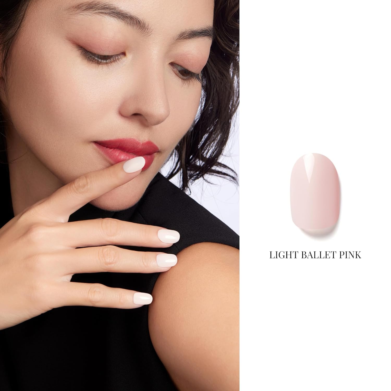NAILOG Gel Nail Polish Set - 4 Colors Top Coat Color Gel Base 3-In-1 Soak Off UV Gel Polish Kit for Home DIY & Birthday Gifts for Women | Reddish Grey, Dusty Rose, Beige Pink, Almond - Image 7