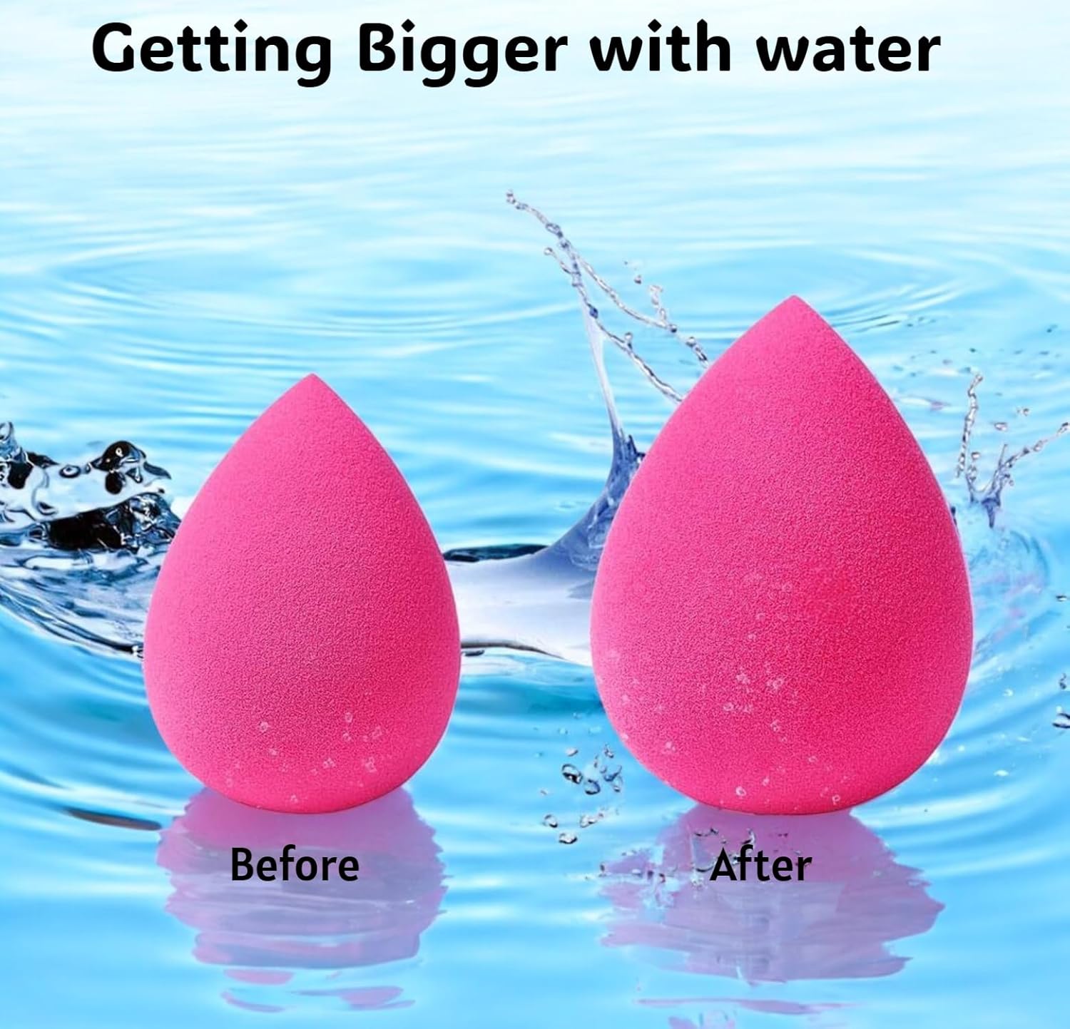 6-Piece Makeup Sponge Set for Seamless Blending – Latex-Free, Reusable Beauty Blender Kit with Various Shapes for Liquid Foundation, Concealer, Powder & Cream Application by Kàllos - Image 3