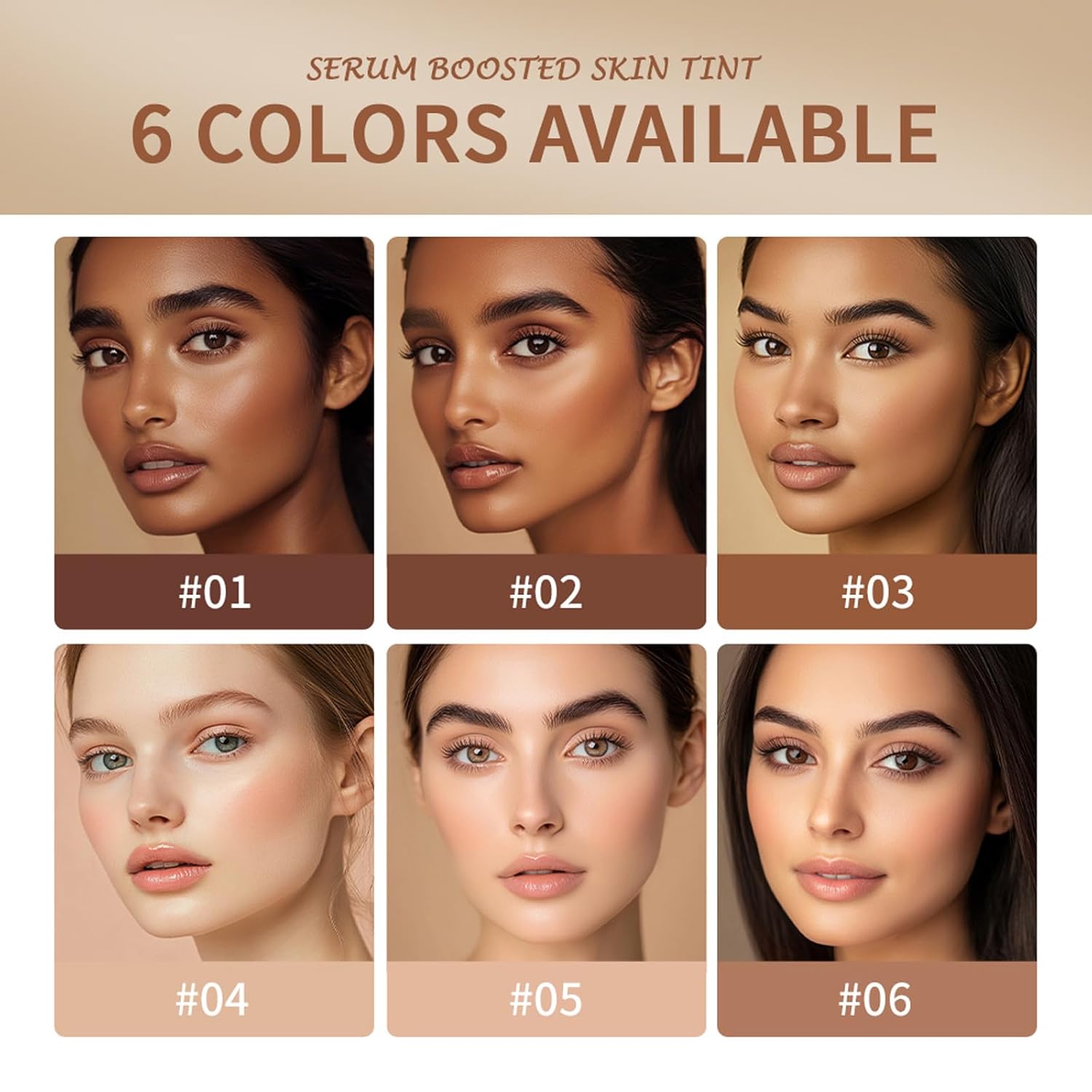 Beauty Balm Serum Boosted Skin Tint – Hydrating Tinted Moisturizer, Lightweight Solid Tinted Foundation Stick for Flawless, Sheer to Medium Coverage, Radiant & Dewy Finish, All-Day Wear (4#, 1) - Image 4