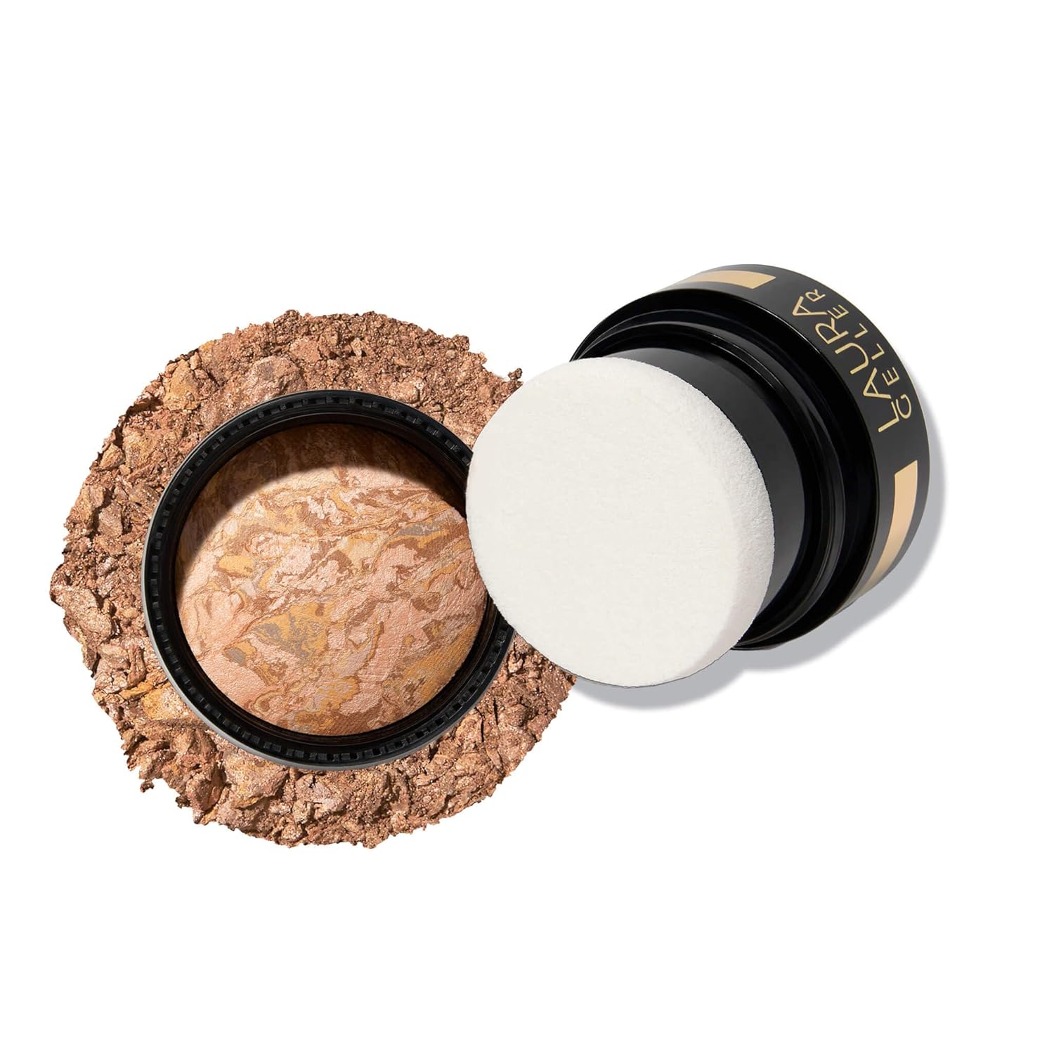 LAURA GELLER NEW YORK Baked Balance-n-Glow To Go Travel Size Illuminating Foundation - Medium - Buildable Sheer to Light Coverage - Satin Finish
