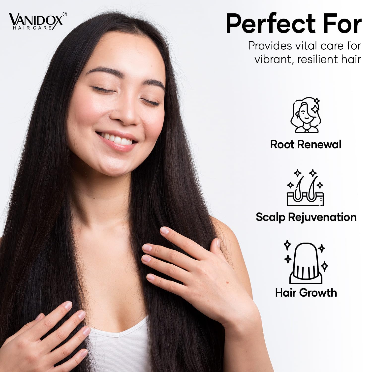 ReFortix Korean Shampoo, Enriched with Ginseng, Green Tea, and Camellia Oil, Supports Growth Stage and Helps Reduce Hair Loss for Stronger Hair (16 fl oz) - Image 5