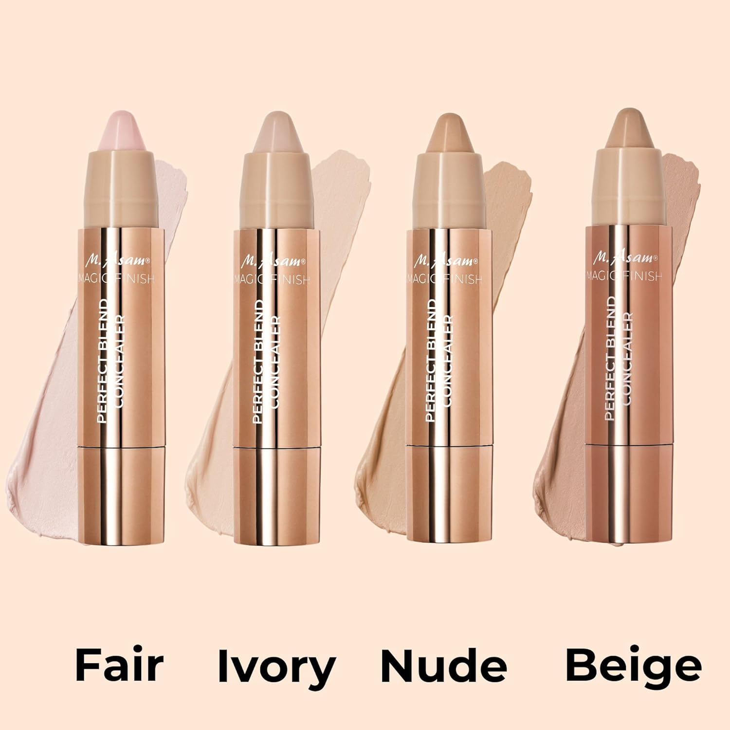 M. Asam MAGIC FINISH Perfect Blend Concealer Nude (0.1 Oz) - concealer perfects & conceals blemishes & imperfections, make-up with adjustable coverage & instant blur effect, vegan - Image 7
