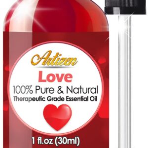 Artizen Love Blend Essential Oil Therapeutic Grade - Huge 1oz Bottle for Aromatherapy, Relaxation, Skin Therapy & More - Pure Love Scent - (100% Pure & Natural - Undiluted)