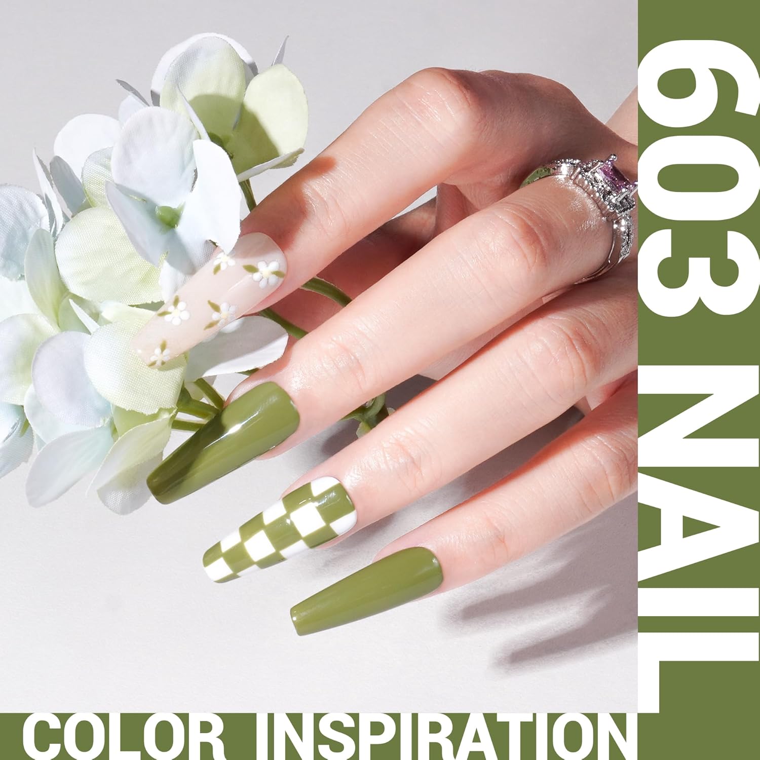 MelodySusie Olive Green Gel Nail Polish 15ml for Seasonal Nail Art - Image 3